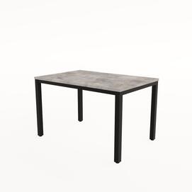 Стол обеденный прямоугольный LANCH Basalt/Черный 1200x800x740
