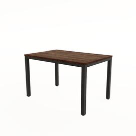 Стол обеденный прямоугольный LANCH Брауни/Черный 1200x800x740