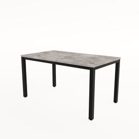 Стол обеденный прямоугольный LANCH Basalt/Черный 1400x800x740