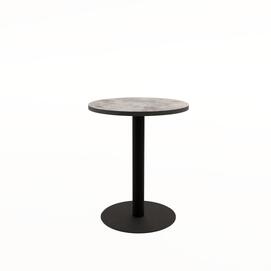 Стол обеденный круглый RADIUS Basalt/Черный 600x600x740