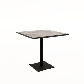 Стол обеденный квадратный SIMPLE Basalt/Черный 800x800x740