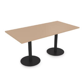 Стол обеденный прямоугольный VAST-120 NEW mokko/Черный 1200x800x740