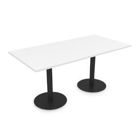 Стол обеденный прямоугольный VAST-160 Белый/Черный 1600x800x740