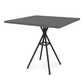 Стол обеденный квадратный VERONA NEW graphit/Черный 800x800x740