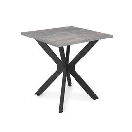 Стол обеденный квадратный BORN Basalt/Черный 700x700x750