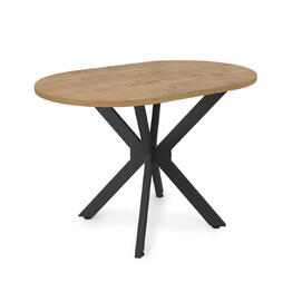 Стол обеденный прямоугольный BORN Teakwood/Черный 1100x700x750