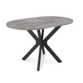 Стол обеденный прямоугольный BORN Basalt/Черный 1200x750x750