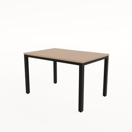 Стол обеденный прямоугольный LANCH NEW mokko/Черный 1200x800x740
