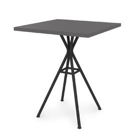 Стол обеденный квадратный VERONA NEW graphit/Черный 600x600x740