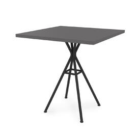 Стол обеденный квадратный VERONA NEW graphit/Черный 700x700x740