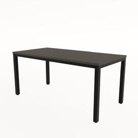 Стол обеденный прямоугольный LANCH NEW graphit/Черный 1600x800x740