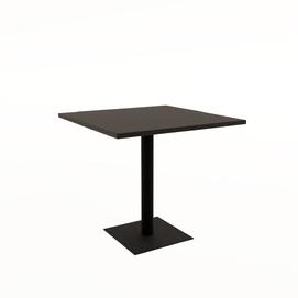 Стол обеденный квадратный SIMPLE NEW graphit/Черный 800x800x740