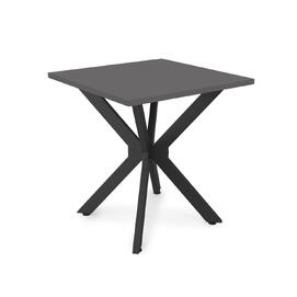Стол обеденный квадратный BORN NEW graphit/Черный 700x700x750