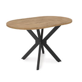 Стол обеденный прямоугольный BORN Teakwood/Черный 1200x750x750