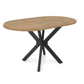 Стол обеденный прямоугольный BORN Teakwood/Черный 1300x800x750