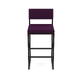 Стул барный Барнс-65 AL 301S Ткань violet/violet/черный 400х400х650/900