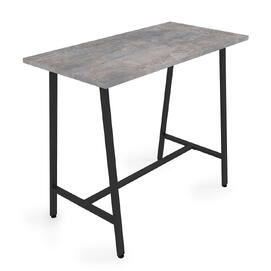 Барный стол Алиас-100-40 Basalt/Черный 1200х400х1000