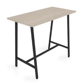 Барный стол Алиас-100-60 Шамони светлый/Черный 1200х600х1000