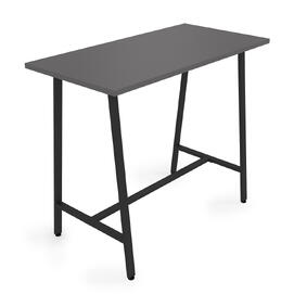 Барный стол Алиас-110-60 NEW graphit/Черный 1200х600х1000