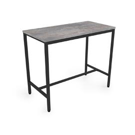 Барный стол Престо-100-40 Basalt/Черный 1200х400х1000