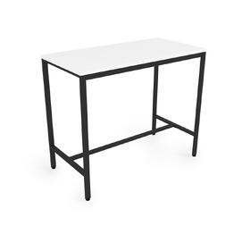 Барный стол Престо-100-40 Белый/Черный 1200х400х1000