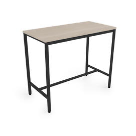 Барный стол Престо-100-60 Шамони светлый/Черный 1200х600х1000