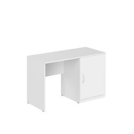 Стол с тумбой под холодильник KTFD 1255(R) Белый 1200х550х750 KANN