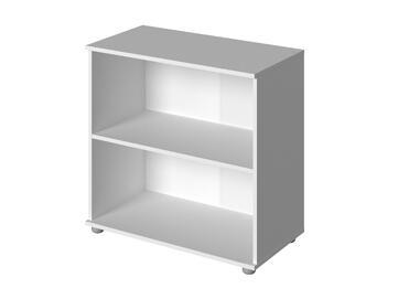 Офисная мебель Public comfort Шкаф стеллаж широкий низкий Р-65 Белый 770x406x744