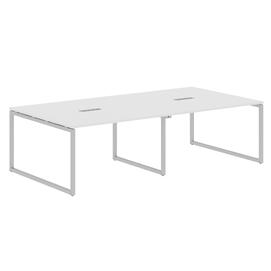 Офисная мебель Xten-Q Конференц-стол XQSCT 2714 Белый/Алюминий 2720x1406x750