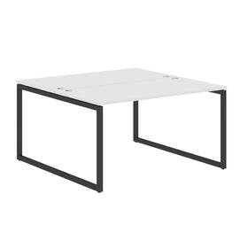 Офисная мебель Xten-Q Стол 2-х местный XQWST 1414 Белый/Антрацит 1400x1406x750