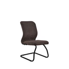 Кресло компьютерное SU-Mr-4/подл.000/осн.008 ткань-велюр, темно-коричневый