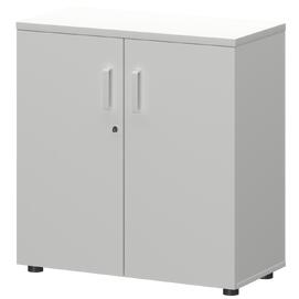 Офисная мебель Смарт Шкаф низкий закрытый СМШ-28Д Белый 792x380x835