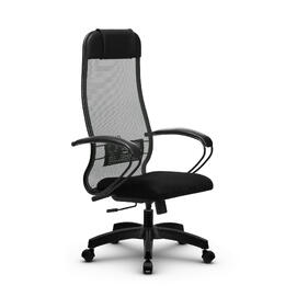 Кресло руководителя МЕТТА Комплект 11 основание 17831 Сетка/Ткань-сетка Темно-серый/Черный 520х200х900