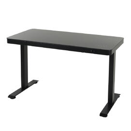 Стеклянный стол с электроприводом LuxAlto LA-T33-E4A Черный/Черный 1200x700x700-1200