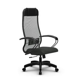 Кресло руководителя МЕТТА Комплект 11 основание 17831 Сетка/Ткань-сетка Темно-серый 520х200х900