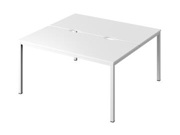Офисная мебель Public comfort Стол-тандем СL-42 Белый/Белый 1500x1432x740