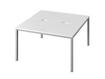 Офисная мебель Public comfort Стол-тандем СL-41 Белый/Серый 1350x1432x740