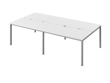Офисная мебель Public comfort Бенч-система СL-51 Белый/Серый 2700x1432x740
