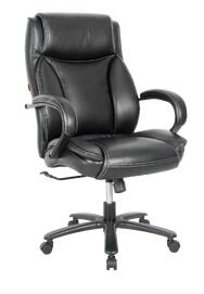 Кресло руководителя SU-BK130-8, осн.003 (Ch) сетка/ткань-сетка (Красная) 260x680x910