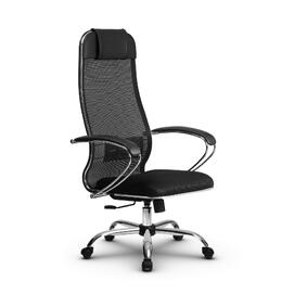 Кресло руководителя МЕТТА Комплект 15 основание 17833 Сетка X2/Ткань-сетка Черный 520х200х900
