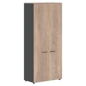 Кабинет руководителя JAY Шкаф для одежды JCW 85.1 Дуб каньон/Антрацит 856х452х1949