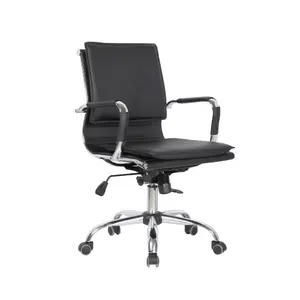 Офисное кресло College CLG-617 LXH-B Black Экокожа черная