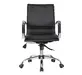 Офисное кресло College CLG-617 LXH-B Black Экокожа черная