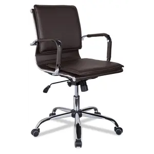 Офисное кресло College CLG-617 LXH-B Black Экокожа черная