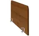 Офисная мебель Эко Экран настольный 2428 Орех Французский 1400x18x400