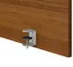Офисная мебель Эко Экран настольный 2428 Орех Французский 1400x18x400