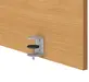 Офисная мебель Эко Экран настольный 2428 Бук Бавария 1400x18x400