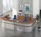 Стойка ресепшн Бонус Орех Французский/Серый