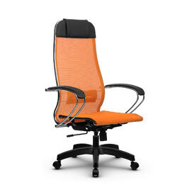 Кресло руководителя МЕТТА Комплект 12 основание 17831 Сетка X2 Оранжевый 520х200х900