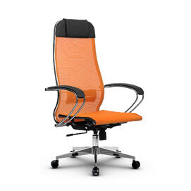 Кресло руководителя МЕТТА Комплект 12 основание 17834 Сетка X2 Оранжевый 520х200х900